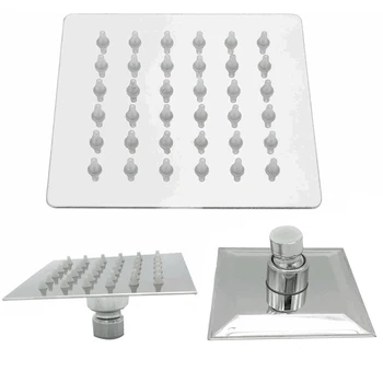 10cm Square Shower Head Stainless Steel Adjustable Shower Heads Water Saving Bathroom Rain Spa Handheld Shower Head
10cm Square Shower Head Stainless Steel Adjustable Shower Heads Water Saving Bathroom Rain Spa Handheld Shower Head