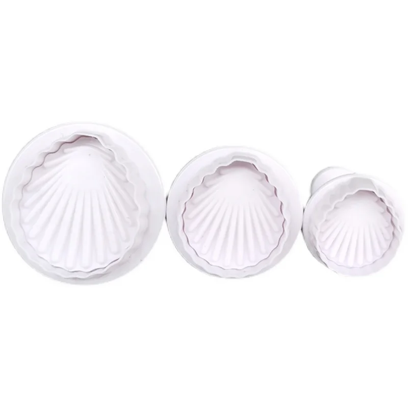 3PCS/ set Shell Shape Spring Cookie Tools Plastic Plunger Cutters Biscuit Paste Sugar Press Molds Cake Decorating Tool
3PCS/ set Shell Shape Spring Cookie Tools Plastic Plunger Cutters Biscuit Paste Sugar Press Molds Cake Decorating Tool