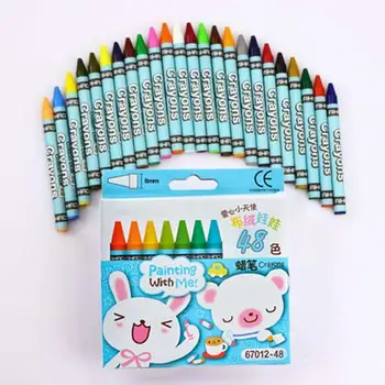 48/64 Classic Color Non-Toxic Hameless Crayon Silk Smooth Washable Painting Best Present Set For Children's School Supplies
48/64 Classic Color Non-Toxic Hameless Crayon Silk Smooth Washable Painting Best Present Set For Children's School Supplies