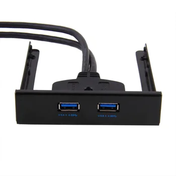 2 Port USB 3.0 Front Panel Cable Adapter 5Gbps 20Pin USB3.0 HUb Plastic Expansion Bracket for PC Desktop 3.5'' Floppy Bay
2 Port USB 3.0 Front Panel Cable Adapter 5Gbps 20Pin USB3.0 HUb Plastic Expansion Bracket for PC Desktop 3.5'' Floppy Bay