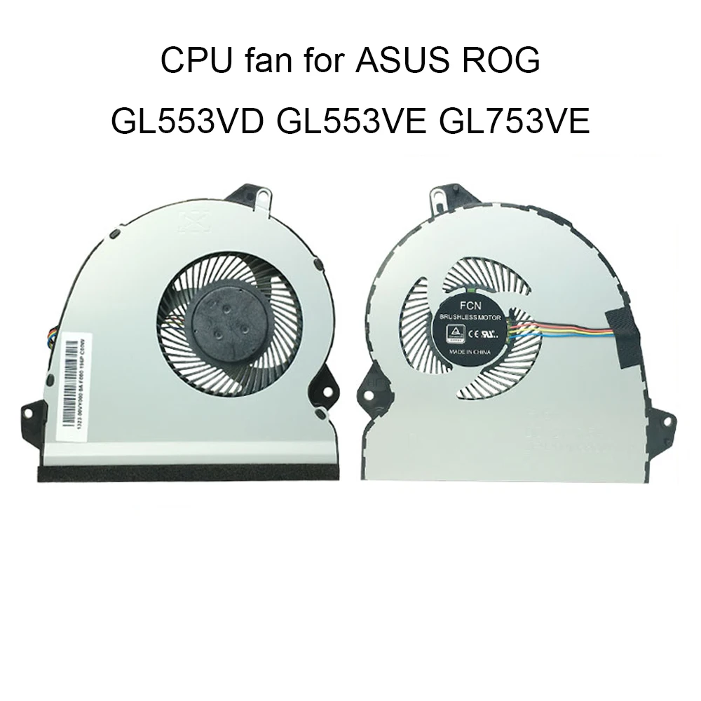 Computer Fan Cooling for ASUS ROG Strix GL553 VD GL553VW GL553VE GL753VD Processor CPU Fans Cooler 5V 4 PIN 13NB0DC0AP0301 Best
Computer Fan Cooling for ASUS ROG Strix GL553 VD GL553VW GL553VE GL753VD Processor CPU Fans Cooler 5V 4 PIN 13NB0DC0AP0301 Best