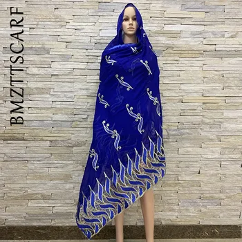 High Quality African women scarf muslim embroidery cotton scarf hijab scarf for shawls BM968
High Quality African women scarf muslim embroidery cotton scarf hijab scarf for shawls BM968