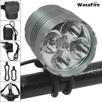 Wasafire Waterproof 7000LM 5*XML T6 LED Bike Light Headlamp 3 Modes Bicycle Headlight Front Lamp Cycling Bike Accessories 
Wasafire Waterproof 7000LM 5*XML T6 LED Bike Light Headlamp 3 Modes Bicycle Headlight Front Lamp Cycling Bike Accessories
