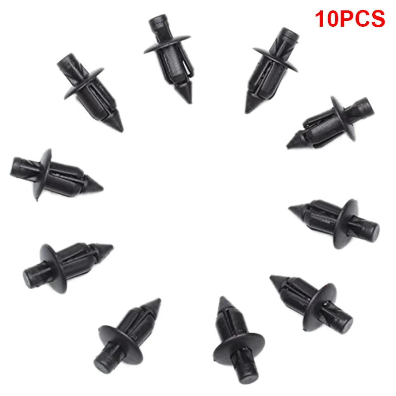 10pcs Hole Black Plastic Push In Type Rivets Fastener Pin Clips ATV for Yamaha for Suzuki 6mm High Quality Durable 
10pcs Hole Black Plastic Push In Type Rivets Fastener Pin Clips ATV for Yamaha for Suzuki 6mm High Quality Durable