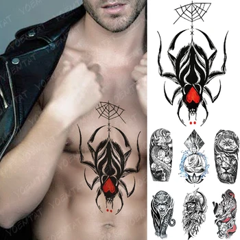 Waterproof Temporary Tattoo Sticker Red Heart Spider Flash Tattoos Dragon Lion Leopard Buddha Body Art Arm Fake Tatoo Women Men
Waterproof Temporary Tattoo Sticker Red Heart Spider Flash Tattoos Dragon Lion Leopard Buddha Body Art Arm Fake Tatoo Women Men