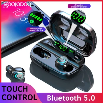IPX7 Waterproof Bluetooth earphone 8D Stereo Wireless Headphones Headset With 3500mAh Power Bank G6s TWS 5.0 Bluetooth Earbuds
IPX7 Waterproof Bluetooth earphone 8D Stereo Wireless Headphones Headset With 3500mAh Power Bank G6s TWS 5.0 Bluetooth Earbuds