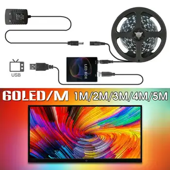 WS2812B USB LED Strip For Ambilight 5050RGB For HDTV Desktop PC Screen Background Lighting 1/2/3/4/5M Dream Color LED Strip
WS2812B USB LED Strip For Ambilight 5050RGB For HDTV Desktop PC Screen Background Lighting 1/2/3/4/5M Dream Color LED Strip