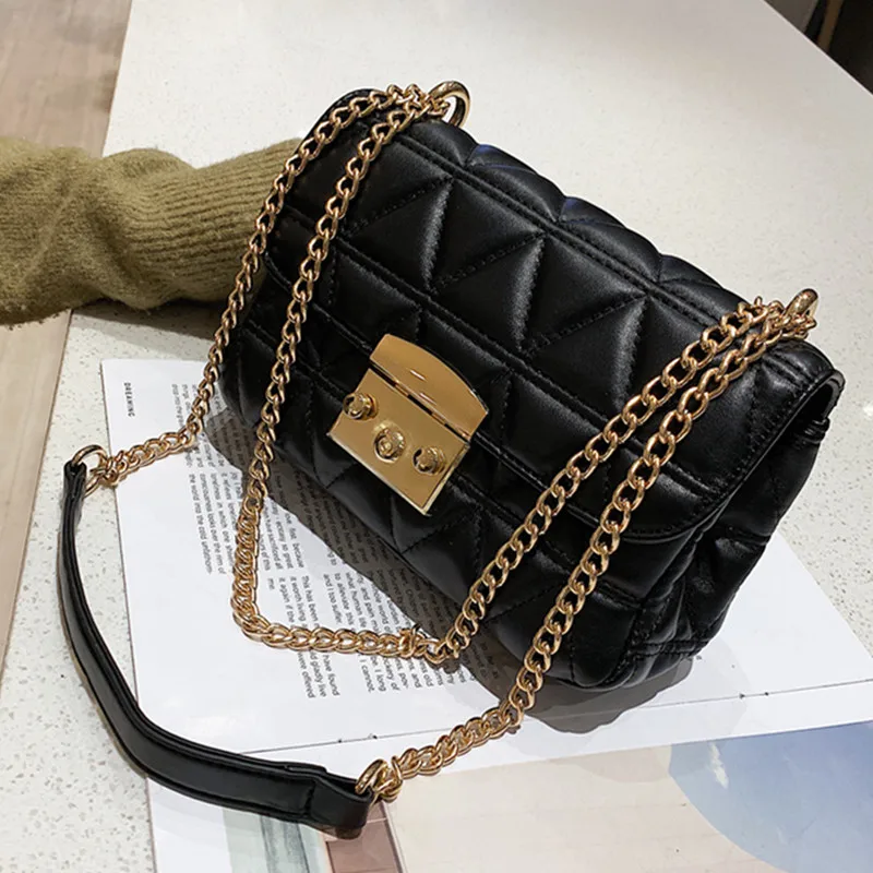 2019 High-quality Texture Bag Foreign Small Square Bag Fashion Lingge Chain Shoulder Messenger Bag Women Purse and Handbags
2019 High-quality Texture Bag Foreign Small Square Bag Fashion Lingge Chain Shoulder Messenger Bag Women Purse and Handbags