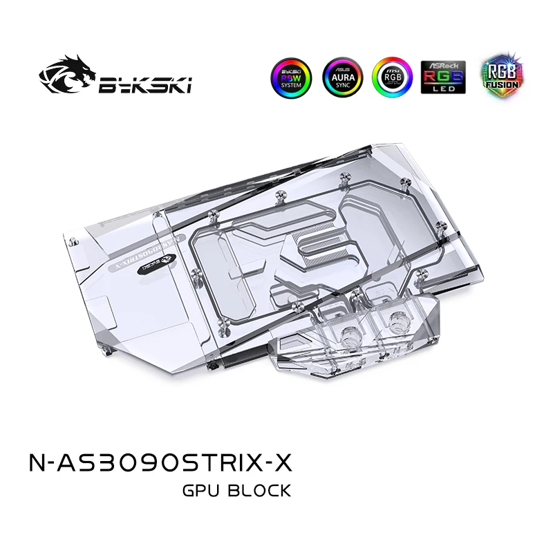 Bykski Watercooler For ASUS RTX3090 3080 STRIX Graphics Card ,Full Cover Water Block, N-AS3090STRIX-X
Bykski Watercooler For ASUS RTX3090 3080 STRIX Graphics Card ,Full Cover Water Block, N-AS3090STRIX-X