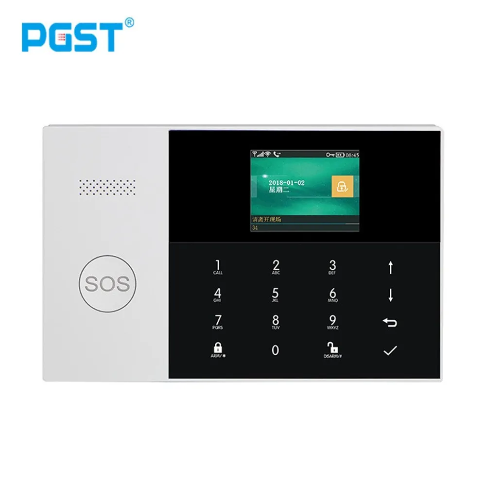 433MHZ IOS Android APP Remote Control LCD Touch Keyboard Wireless WIFI SIM GSM RFID Home Burglar Security Alarm System Sensor
433MHZ IOS Android APP Remote Control LCD Touch Keyboard Wireless WIFI SIM GSM RFID Home Burglar Security Alarm System Sensor