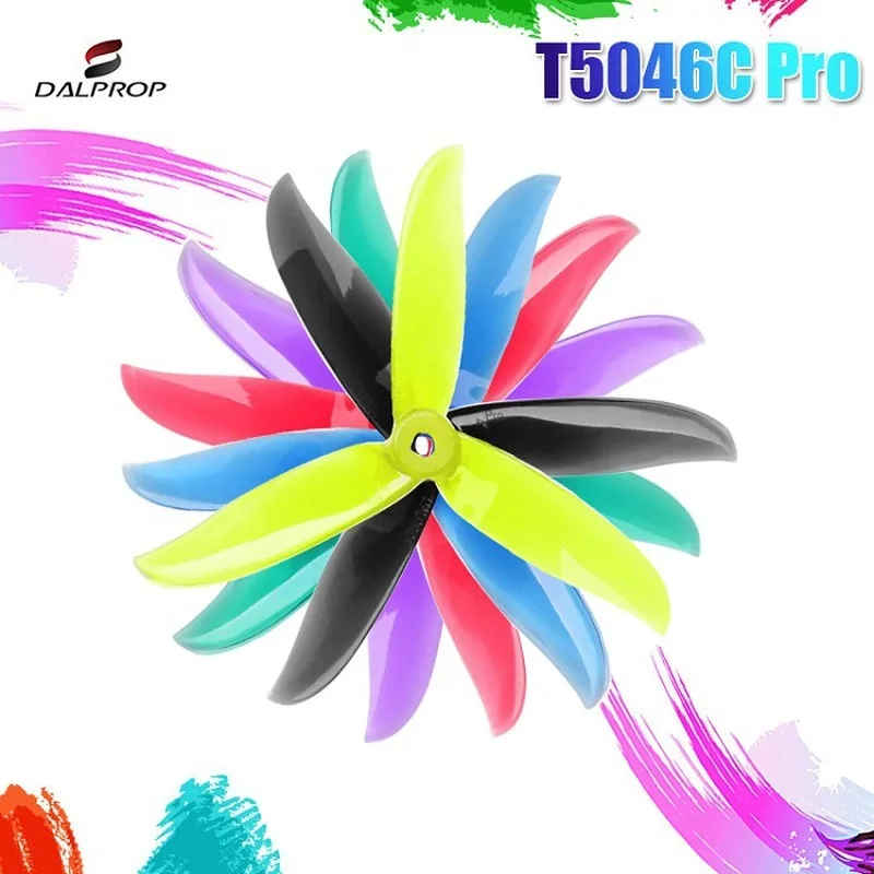 12Pairs 24PCS Upgraded DALPROP CYCLONE T5046C PRO 5046 5x4.6x3 3-blade POPO Propeller CW CCW for RC Drone FPV Racing
12Pairs 24PCS Upgraded DALPROP CYCLONE T5046C PRO 5046 5x4.6x3 3-blade POPO Propeller CW CCW for RC Drone FPV Racing