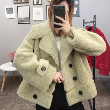 cashmere Sheep Shearing Coat Women lamb fur hair 2020 new Haining Fur Coat Autumn Winter Short Jackets Top Girls Outerwear N939
cashmere Sheep Shearing Coat Women lamb fur hair 2020 new Haining Fur Coat Autumn Winter Short Jackets Top Girls Outerwear N939