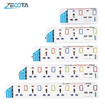 Power Strip,1/2/3/4/5 Universal Way AC Outlets Plug,2 USB Ports Individually Switched Extension Socket,Surge,Overload Protection
Power Strip,1/2/3/4/5 Universal Way AC Outlets Plug,2 USB Ports Individually Switched Extension Socket,Surge,Overload Protection