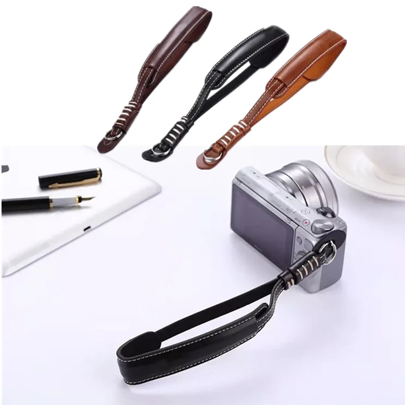 SLR camera wrist strap micro single leather bracelet rope accessories micro single wrist strap for SONY Canon Nikon camera
SLR camera wrist strap micro single leather bracelet rope accessories micro single wrist strap for SONY Canon Nikon camera