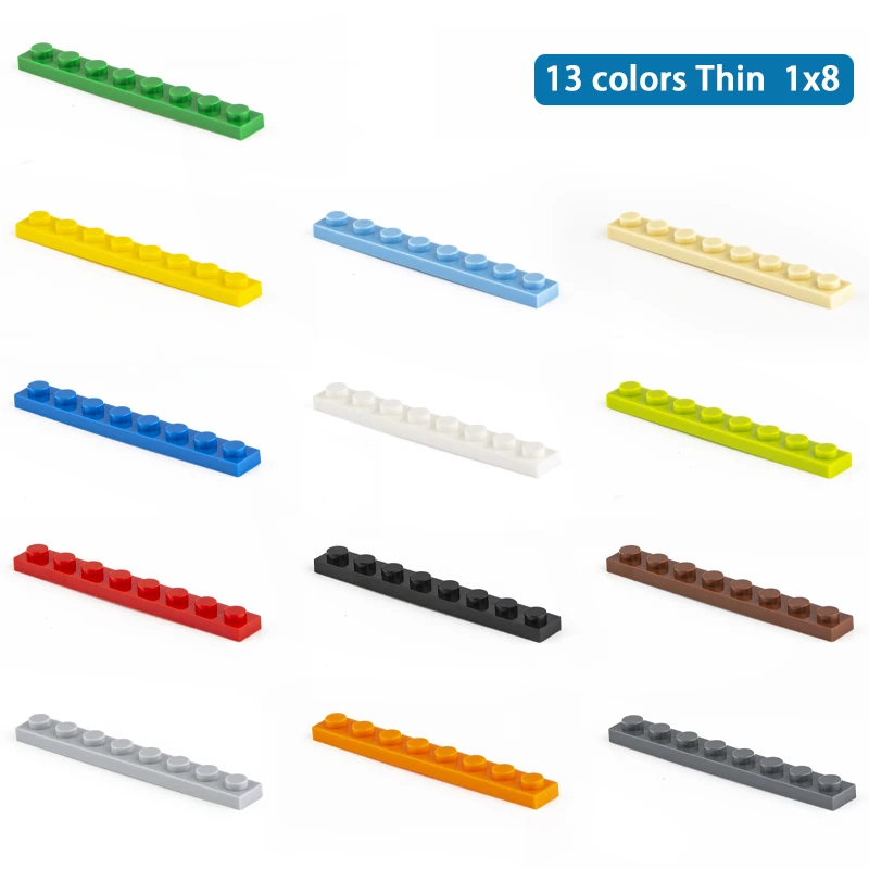 DOLLRYGA 1X8 Building Blocks DIY 3460 83pcs/bag 13 Color Children Bulk Bricks Compatible wiht Logo 3D Enlightenment Handmade Toy
DOLLRYGA 1X8 Building Blocks DIY 3460 83pcs/bag 13 Color Children Bulk Bricks Compatible wiht Logo 3D Enlightenment Handmade Toy