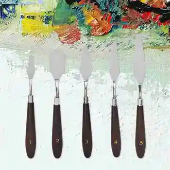 5pcs/set Mixed Palette Knife Draw Painting Stainless Steel Scraper Pigment Student Oil Mix Texture Painter Paint Art Tool
5pcs/set Mixed Palette Knife Draw Painting Stainless Steel Scraper Pigment Student Oil Mix Texture Painter Paint Art Tool