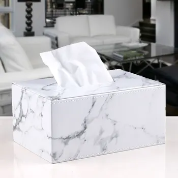 Tissue Box Imitation Marble Napkin Storage Box Leather Tissue Case Paper Holder Christmas Household accessories
Tissue Box Imitation Marble Napkin Storage Box Leather Tissue Case Paper Holder Christmas Household accessories