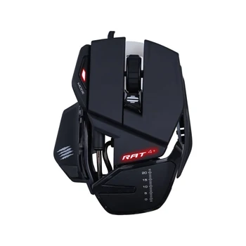Gaming mouse Mad Catz R.A.T. 4+ black (PMW3330, USB, 9 buttons, 7200 dpi, red backlight)
Gaming mouse Mad Catz R.A.T. 4+ black (PMW3330, USB, 9 buttons, 7200 dpi, red backlight)