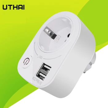 UTHAI F027 Multifunctional Plug Row European Standard Socket Intelligent USB Switch Socket Charging Travel Socket Rotary Type
UTHAI F027 Multifunctional Plug Row European Standard Socket Intelligent USB Switch Socket Charging Travel Socket Rotary Type