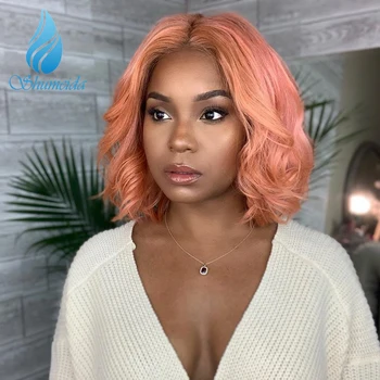 13*6 Pink Color Lace Front Hair Wigs with Baby Hair 150% Density Malaysian Remy Human Hair Short Bob Wigs with Baby Hair
13*6 Pink Color Lace Front Hair Wigs with Baby Hair 150% Density Malaysian Remy Human Hair Short Bob Wigs with Baby Hair