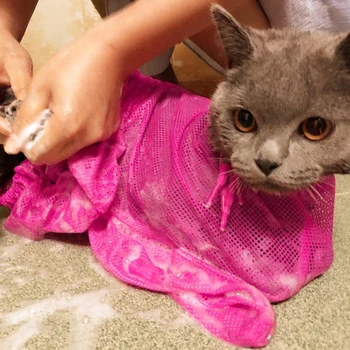 Adjustable Cat Net Scratching Bite Restraint Nails Bathing Beauty Comb Cat Wash Bag To Prevent Pets From Scratching People
Adjustable Cat Net Scratching Bite Restraint Nails Bathing Beauty Comb Cat Wash Bag To Prevent Pets From Scratching People