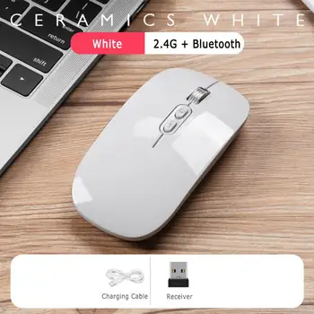 New Wireless Mouse Silent Dual Mode Bluetooth 5.0 + 2.4G Rechargeable Ergonomic Gaming Mouse For Computer Accessory
New Wireless Mouse Silent Dual Mode Bluetooth 5.0 + 2.4G Rechargeable Ergonomic Gaming Mouse For Computer Accessory