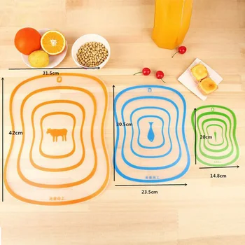 Household Classification Chopping Board Bendable plastic Fruit Cutting Board Vegetable Meat Tools Kitchen Gadgets
Household Classification Chopping Board Bendable plastic Fruit Cutting Board Vegetable Meat Tools Kitchen Gadgets