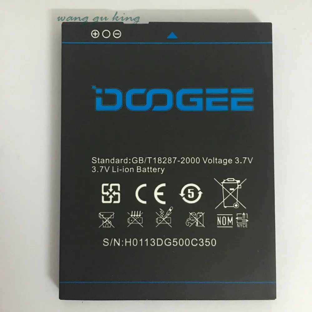 + Номер отслеживания оригинальный литий-ионный аккумулятор 2800mAh B-DG500C Для DOOGEE DG500