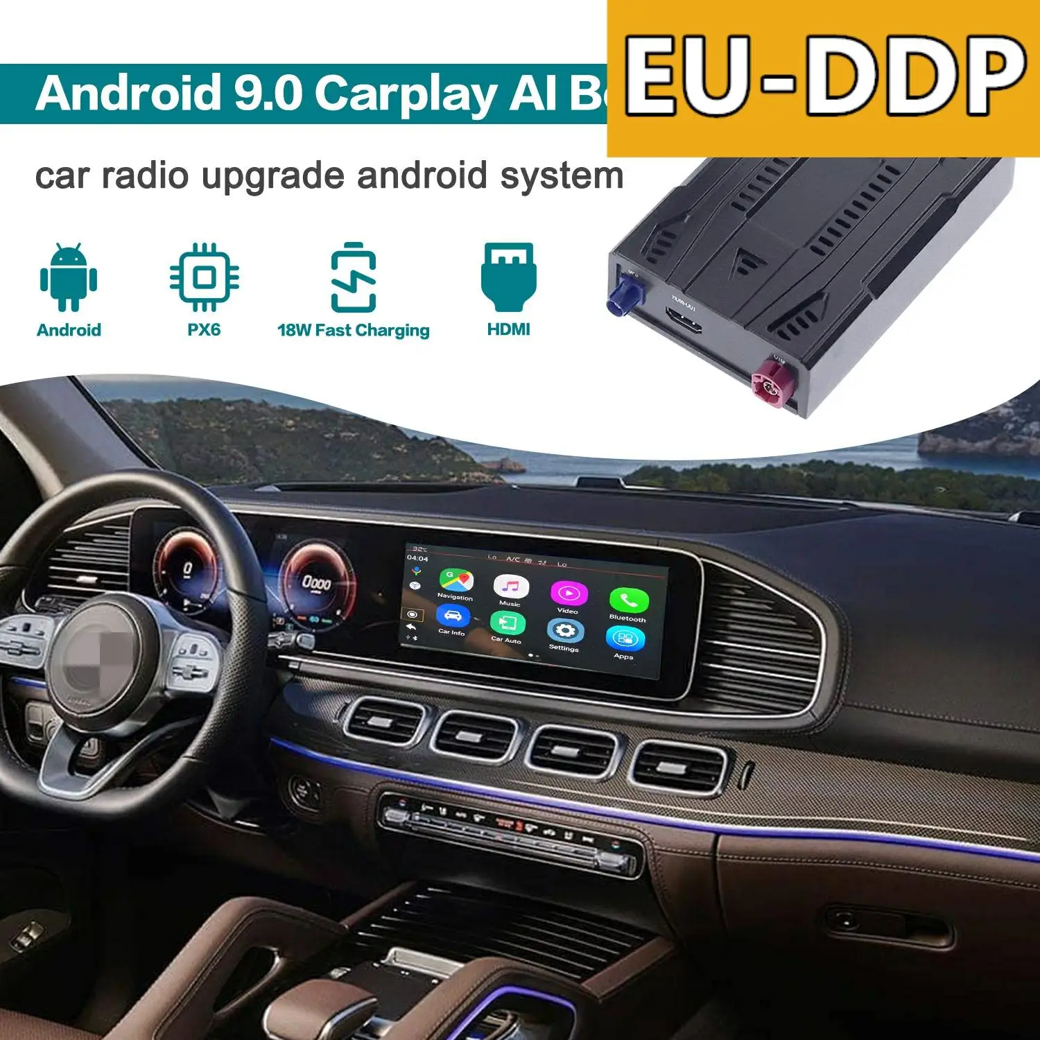 Carplay Ai Box Radio Upgrade Smart Android Car Multimedia Player Wireless Mirror link Tv Box android For Apple Carplay Autoradio
Carplay Ai Box Radio Upgrade Smart Android Car Multimedia Player Wireless Mirror link Tv Box android For Apple Carplay Autoradio