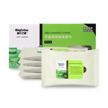 50Pcs/Box Portable Safe Aloe Deep Cleansing Wet Tissue for Makeup Cleansing No Skin Irritation Wet Tissue
50Pcs/Box Portable Safe Aloe Deep Cleansing Wet Tissue for Makeup Cleansing No Skin Irritation Wet Tissue