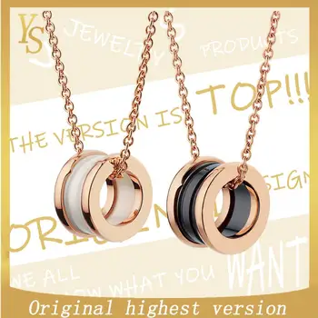 YS Necklace 1:1 Top Edition Original Design Roman Necklace Mainly Inlaid Ceramic Classic Fashion 
YS Necklace 1:1 Top Edition Original Design Roman Necklace Mainly Inlaid Ceramic Classic Fashion