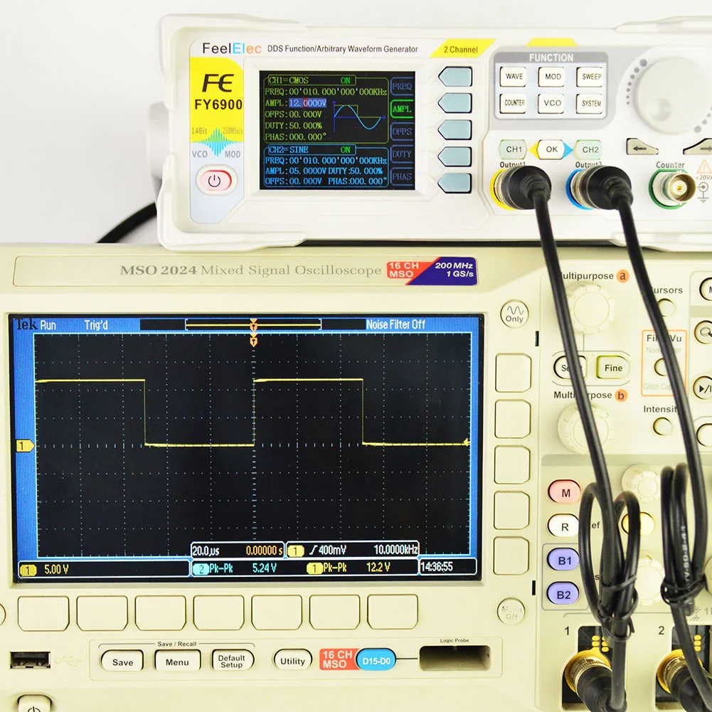 'The Best' 2 Channel DDS Arbitrary Waveform Pulse Signal Generator Frequency Counter Direct Digital Synthesizer 889
'The Best' 2 Channel DDS Arbitrary Waveform Pulse Signal Generator Frequency Counter Direct Digital Synthesizer 889