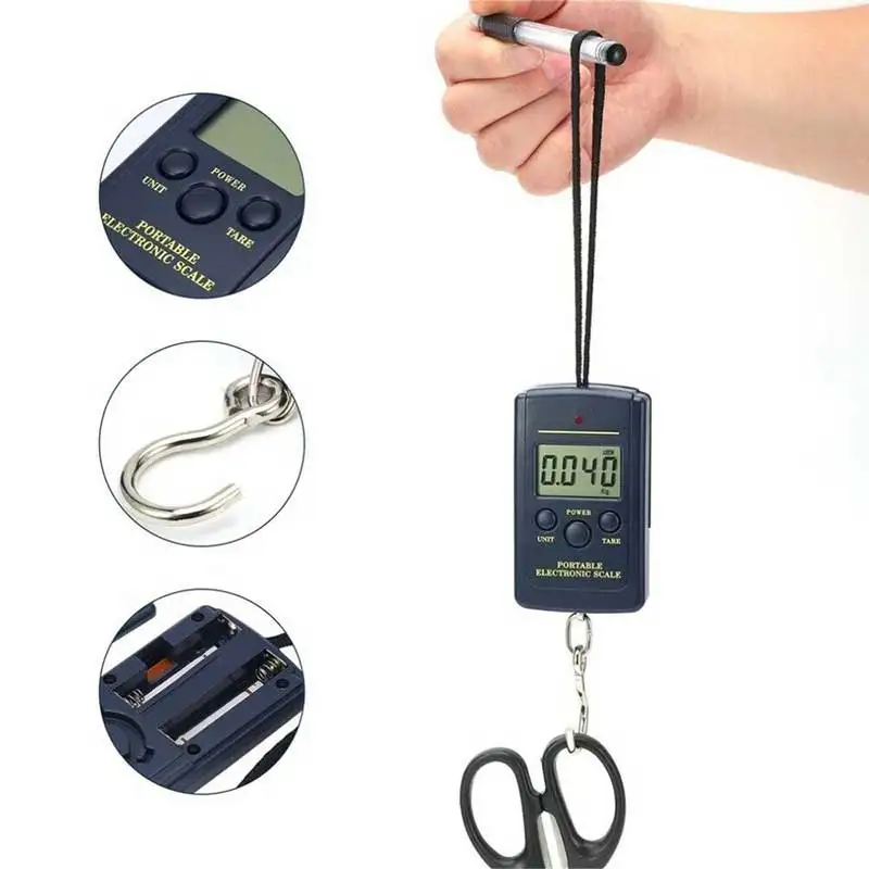 40KG capacity portable scale with backlight weighing electronic scale hanging electronic hook scale
40KG capacity portable scale with backlight weighing electronic scale hanging electronic hook scale