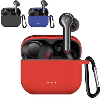 Soft Earphone Case For Anker Soundcord Liberty Air2 Silicone Protective Shell Cover with Anti-lost Buckle for Anker Soundcord
Soft Earphone Case For Anker Soundcord Liberty Air2 Silicone Protective Shell Cover with Anti-lost Buckle for Anker Soundcord