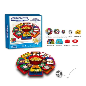 Rotating Puzzle Board Game Family Parent-child Funny Game have English Rules 
Rotating Puzzle Board Game Family Parent-child Funny Game have English Rules