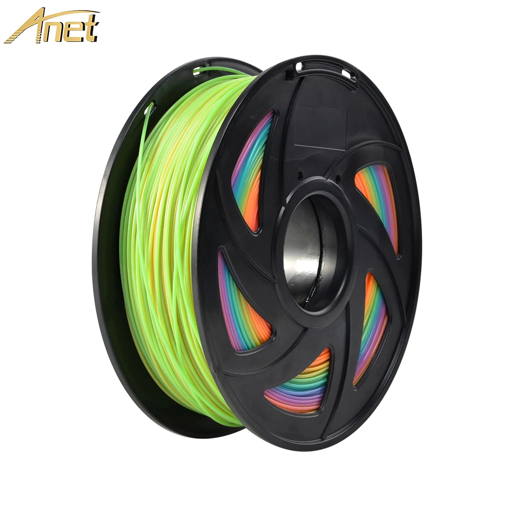 PLA filament Anet 1.75mm Colorful filament 1KG PLA plastic Spool High quality Multicolor filament For Ender 3 3D Printer 3D pen
PLA filament Anet 1.75mm Colorful filament 1KG PLA plastic Spool High quality Multicolor filament For Ender 3 3D Printer 3D pen