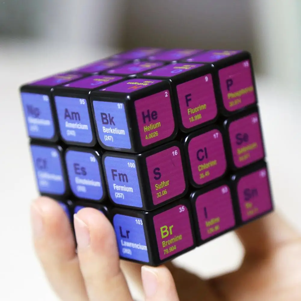 Periodic Table Of Elements Learning Magic Cube Puzzle UV Chemical Cube Neo Magico Cubo Educational Toys Gifts For Children Adult
Periodic Table Of Elements Learning Magic Cube Puzzle UV Chemical Cube Neo Magico Cubo Educational Toys Gifts For Children Adult