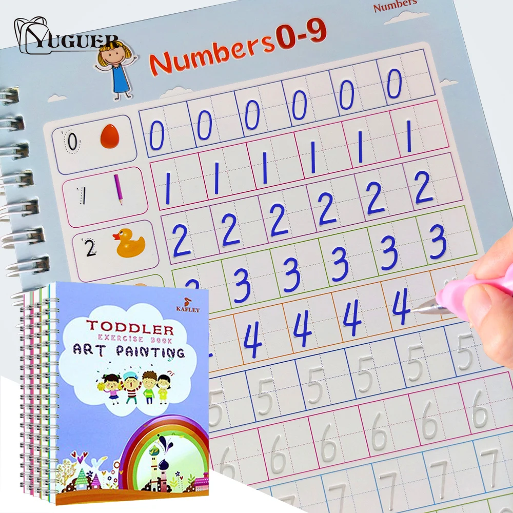 4/3D Children Copybook Handwrite Practic Reusable Book Magic Books For Calligraphy Write Math Textbook Calligraphy Baby Supplies
4/3D Children Copybook Handwrite Practic Reusable Book Magic Books For Calligraphy Write Math Textbook Calligraphy Baby Supplies