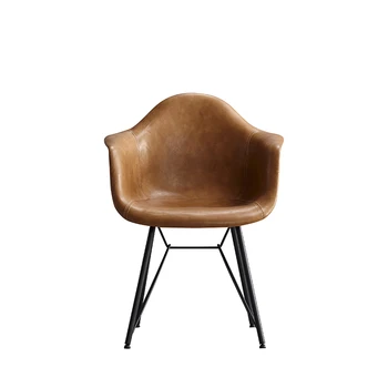 Saddle leather chair back single fashion desk chair household light luxury leather dining chair cafe negotiation table and chair
Saddle leather chair back single fashion desk chair household light luxury leather dining chair cafe negotiation table and chair
