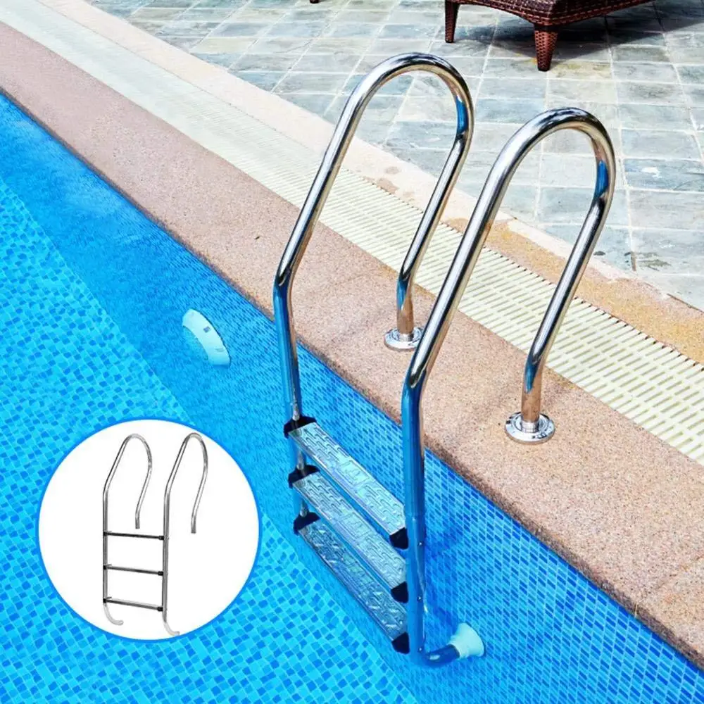 Swimming Pool Ladder Rung Steps Stainless Steel Replacement Anti Slip Ladder non-slip pedal Swimming Pool Accessories
Swimming Pool Ladder Rung Steps Stainless Steel Replacement Anti Slip Ladder non-slip pedal Swimming Pool Accessories