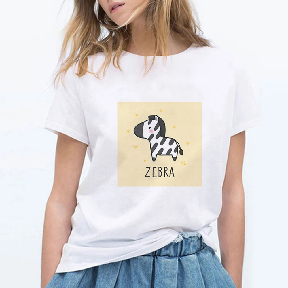 Zebra Casual T-shirt Graphic Vintage Hip Hop Tshirt Women Loose Pop Animal Art Printing Harajuku Streetwear Clothes T shirt
Zebra Casual T-shirt Graphic Vintage Hip Hop Tshirt Women Loose Pop Animal Art Printing Harajuku Streetwear Clothes T shirt