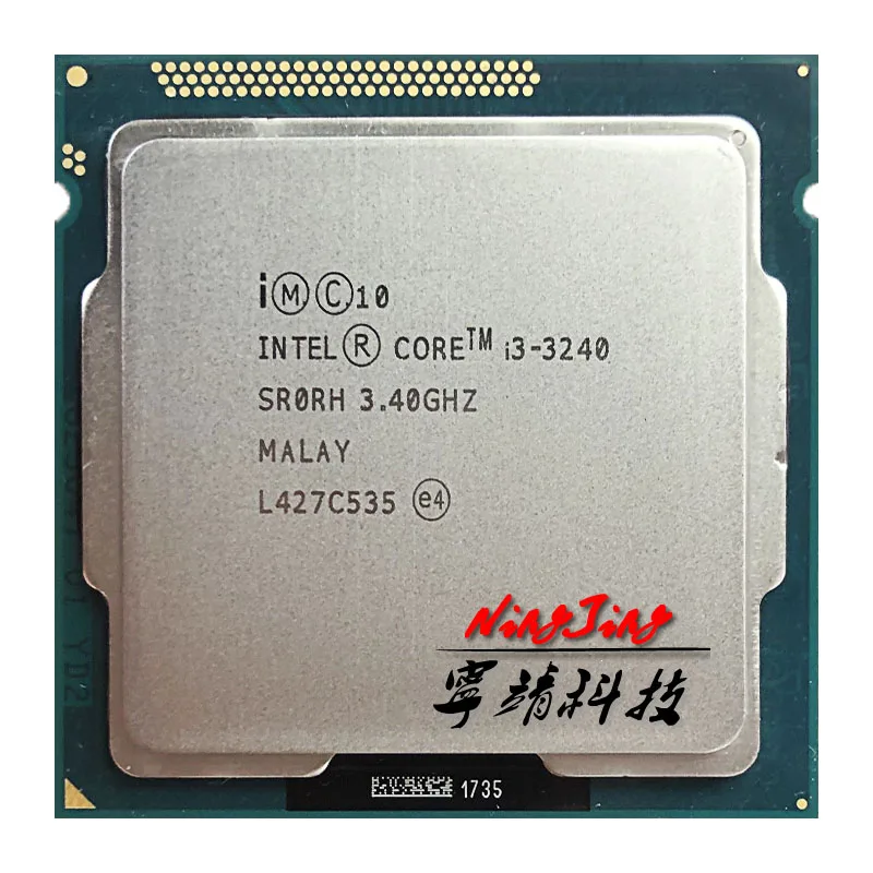 Двухъядерный процессор Intel Core i3 3240 3 4 ГГц Мб 55 Вт LGA 1155|cpu processor|i3 3240core i3-3240 |