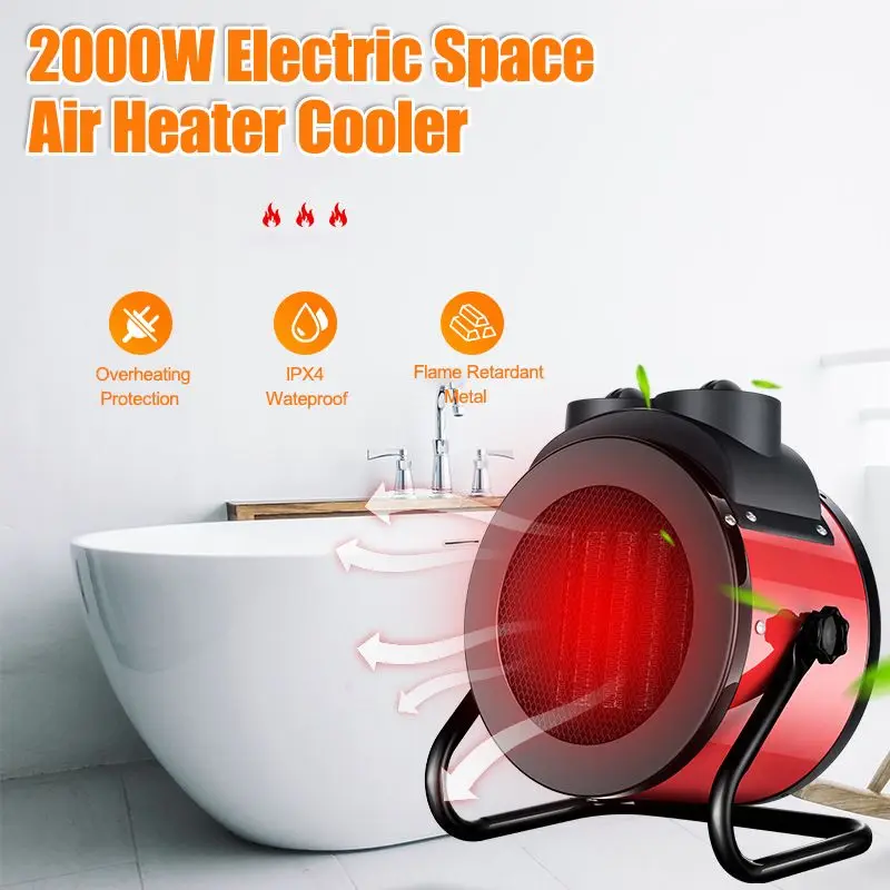 1000W/2000W Portable Winter Electric Heater Air Heater Fan Warmer Home Office Shop Industrial Fan Stove Radiator Warmer Machine
1000W/2000W Portable Winter Electric Heater Air Heater Fan Warmer Home Office Shop Industrial Fan Stove Radiator Warmer Machine