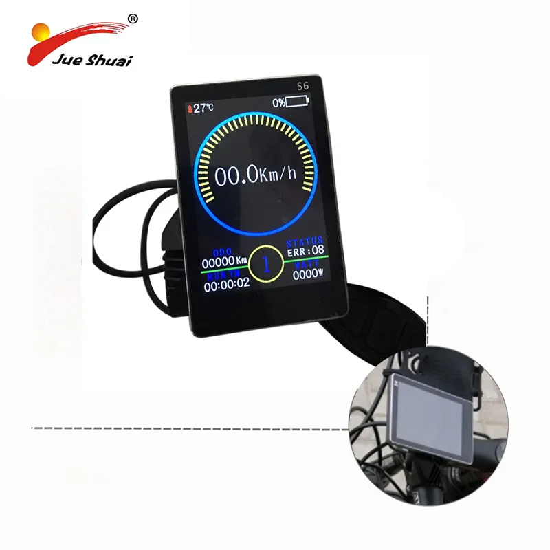 JS Ebike LCD Display Colorful Screen 24/36/48V intelligent LCD Display For Electric Bicycle E Bike Control Headlight Waterproof
JS Ebike LCD Display Colorful Screen 24/36/48V intelligent LCD Display For Electric Bicycle E Bike Control Headlight Waterproof