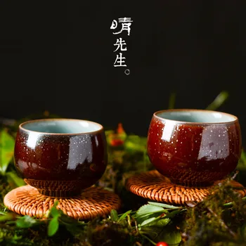 Coarse Taotaoyi Oil Drop Manual Kungfu Online Jindezhen Teacup Ceramics Master Cup Sip Tea Cup Japanese Style Infusion Of Tea
Coarse Taotaoyi Oil Drop Manual Kungfu Online Jindezhen Teacup Ceramics Master Cup Sip Tea Cup Japanese Style Infusion Of Tea