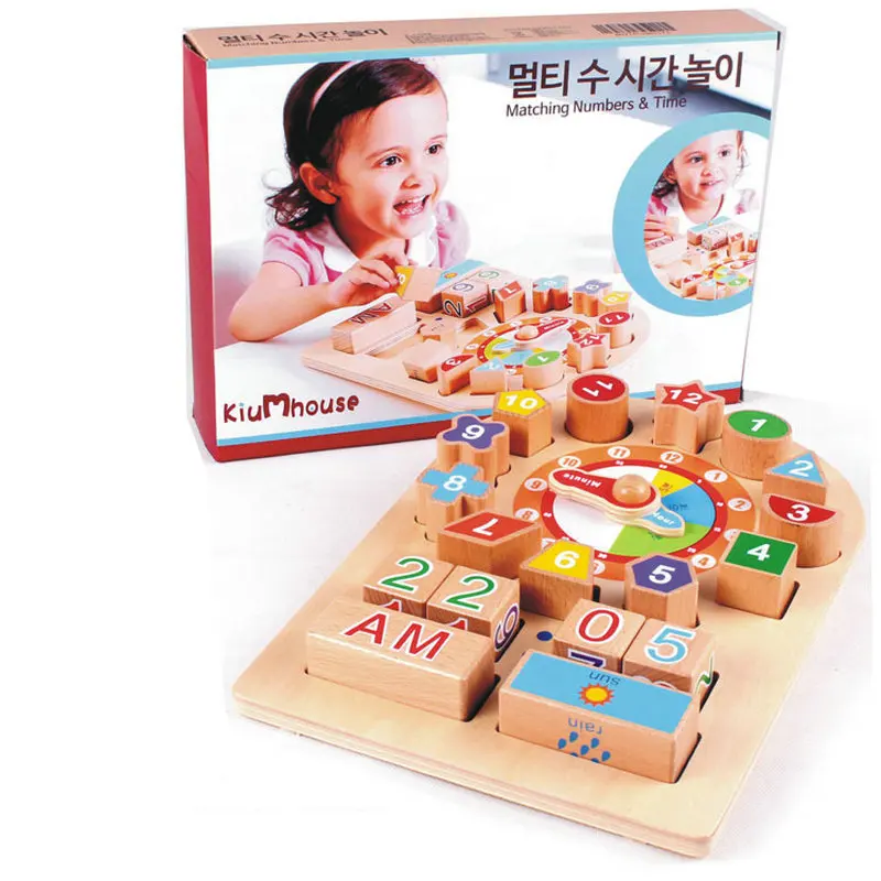 Child toy Wooden Clocks Assembly building blocks toys, Early Head Start Training time Weather clock block children wood toys
Child toy Wooden Clocks Assembly building blocks toys, Early Head Start Training time Weather clock block children wood toys