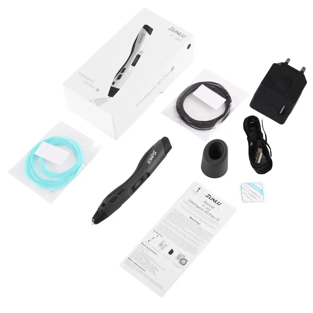 SL-300 Professional Intelligent 3D Printing Pen with OLED Display Stimulate Children's Imagination and Practical Ability
SL-300 Professional Intelligent 3D Printing Pen with OLED Display Stimulate Children's Imagination and Practical Ability