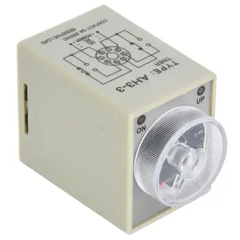 AH3-3 Timer Relay Electronic Type Adjustable Release Delay Type Relay 8 Pins 10Min 12V 24V 110V 220V
AH3-3 Timer Relay Electronic Type Adjustable Release Delay Type Relay 8 Pins 10Min 12V 24V 110V 220V