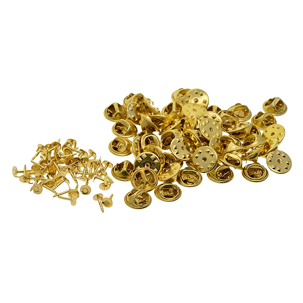 50x Badge Tie Tacks Butterfly Pinch Back Pins Clutch Back Lapel Scatter Pin 50x Badge Tie Tacks Butterfly Pinch Back Pins Clutch Back Lapel Scatter Pin