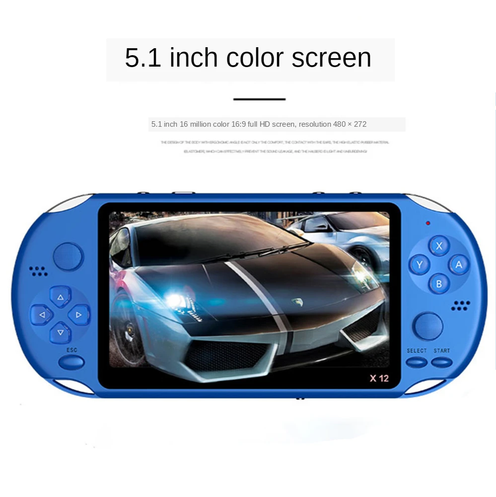 The latest5.1-inch handheld portable game console dual joystick 8GB pre-installed 1000 free games, support TV output video retro
The latest5.1-inch handheld portable game console dual joystick 8GB pre-installed 1000 free games, support TV output video retro